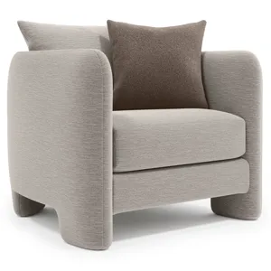 Plush Rowan Fabric Chair