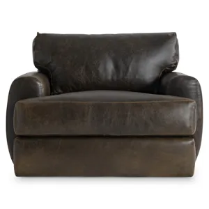 Cameron Leather Swivel Chair