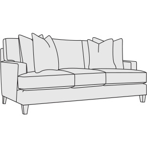 Mila Fabric Sofa