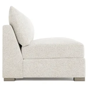 Helena Fabric Armless Loveseat