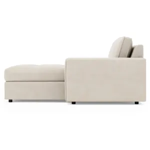 Nest Leather Right Arm Chaise