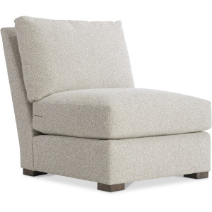 Plush Ventura Fabric Armless Chair