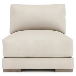 Lars Leather Armless Chair