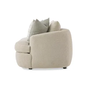 Plush Jules Fabric Right Arm Loveseat