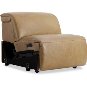 Billings Leather Armless Power Motion Chair