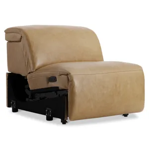 Billings Leather Armless Power Motion Chair