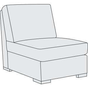 Germain Armless Chair