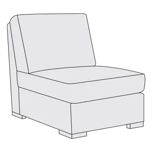 Germain Armless Chair