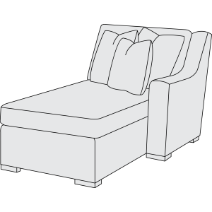 Germain Right Arm Chaise