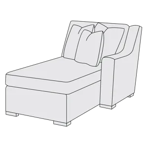 Germain Right Arm Chaise