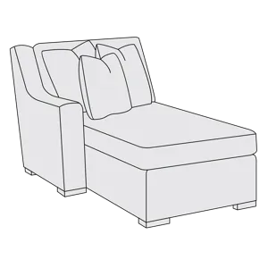 Germain Left Arm Chaise