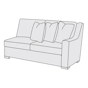 Germain Right Arm Loveseat