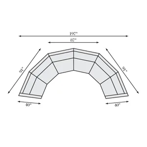 Soleil Fabric Sectional