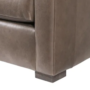 Keirnan Leather Right Arm Loveseat