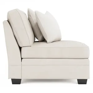 Grandview Leather Armless Chair