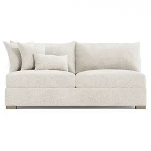 Helena Fabric Armless Loveseat
