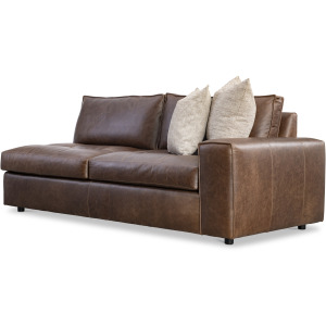 Nest Leather Right Arm Loveseat