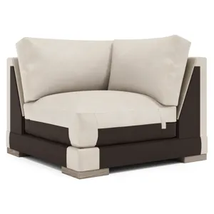 Lars Leather Corner Chair