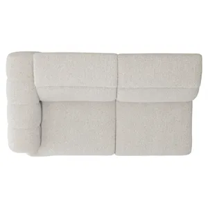 Aldo Fabric Left Arm Power Motion Loveseat