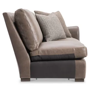 Keirnan Leather Right Arm Loveseat