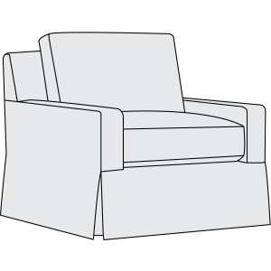 Sutton Fabric Swivel Chair