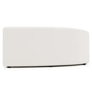 Plush Elle Fabric Left Arm Loveseat