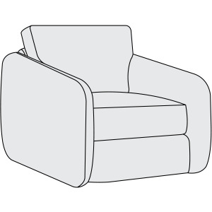 Soleil Fabric Swivel Chair