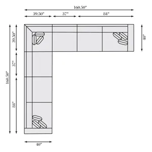 Plush Bliss Fabric Sectional