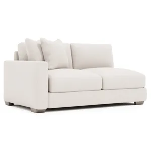Dawkins Fabric Left Arm Loveseat