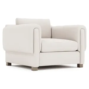 Plush Tori Fabric Chair
