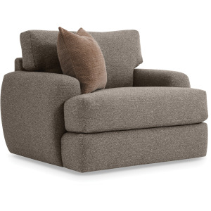 Plush Cameron Fabric Swivel Chair