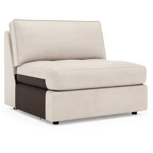 Nest Leather Armless Chair