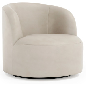 Elle Leather Swivel Chair