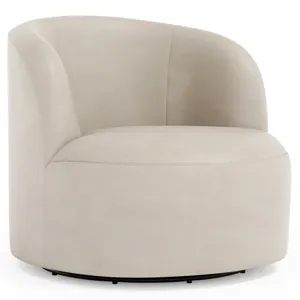 Elle Leather Swivel Chair
