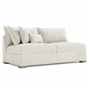Helena Fabric Armless Loveseat