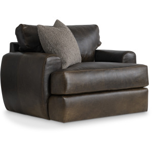 Cameron Leather Swivel Chair