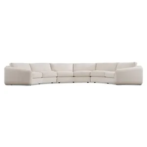 Plush Soleil Fabric Sectional