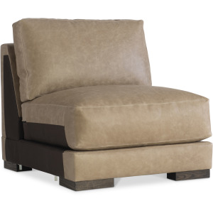 Lars Leather Armless Chair