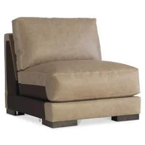 Lars Leather Armless Chair