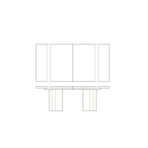 Tempo Dining Table Base