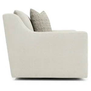 Plush Gabi Fabric Swivel Chair