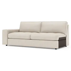 Nest Leather Left Arm Loveseat