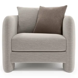 Plush Rowan Fabric Chair