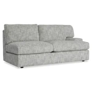 Plush Serena Fabric Right Arm Loveseat