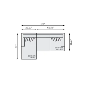 Mila Fabric Sectional