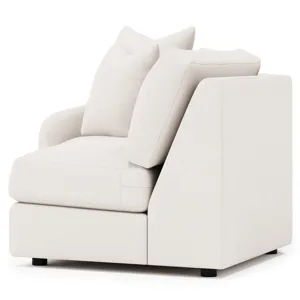 Soleil Fabric Left Arm Loveseat