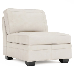 Grandview Leather Armless Chair