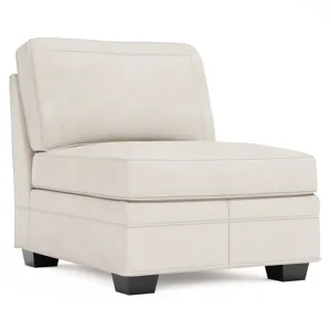 Grandview Leather Armless Chair