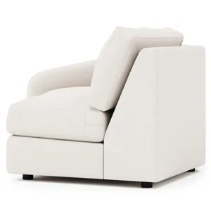 Soleil Fabric Left Arm Loveseat