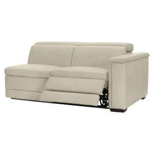Lioni Leather Right Arm Power Motion Loveseat